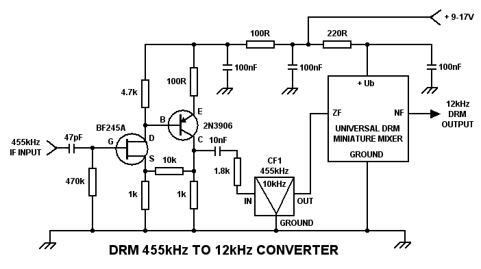 DRM 455kHz to 12kHz Converter